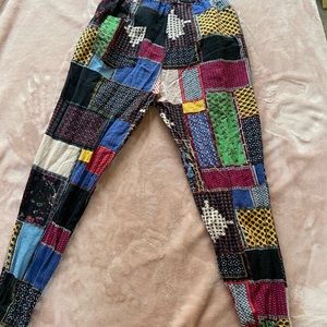 patchwork joggers
